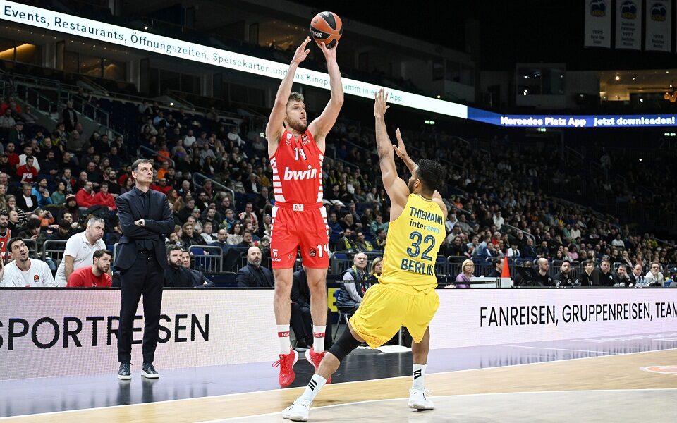No problems for Olympiakos at Alba Berlin