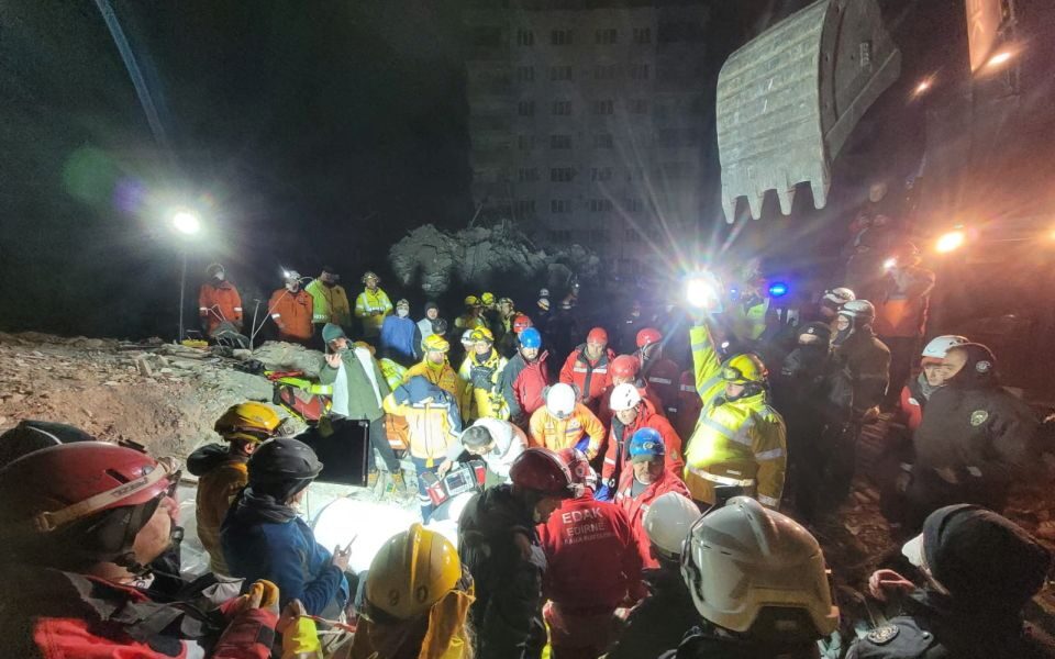 Two women survive for days in earthquake rubble as death toll tops 24,150