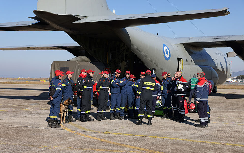 Greek rescue mission to Turkey returning on Sunday
