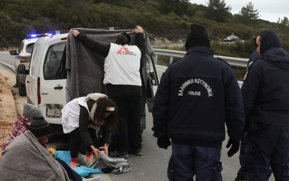 Five people dead, nine missing off Lesvos