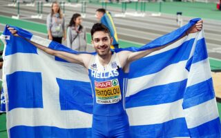 Three medals for Greeks in Indoor Europeans, with Tentoglou gold again