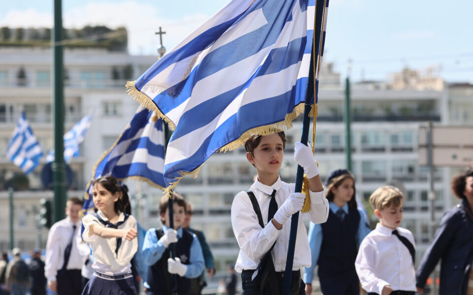 Greece marks Independence Day with student, military parades