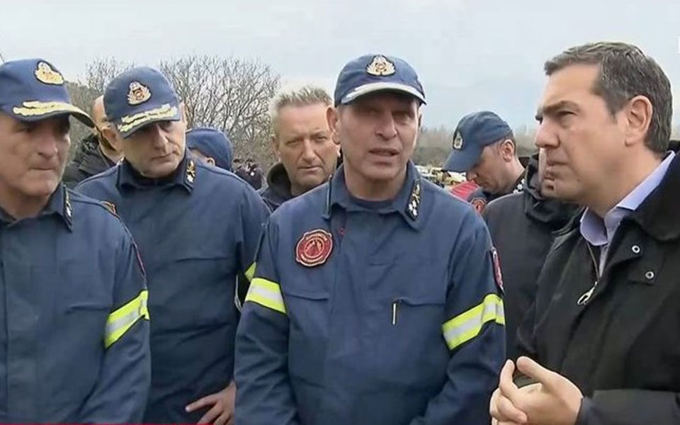 SYRIZA leader visits site of train crash