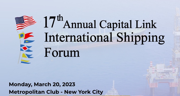 17th Annual Capital Link shipping forum starts on Monday