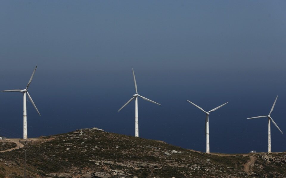 Greece’s wind energy capacity up 252.5 MW in H1