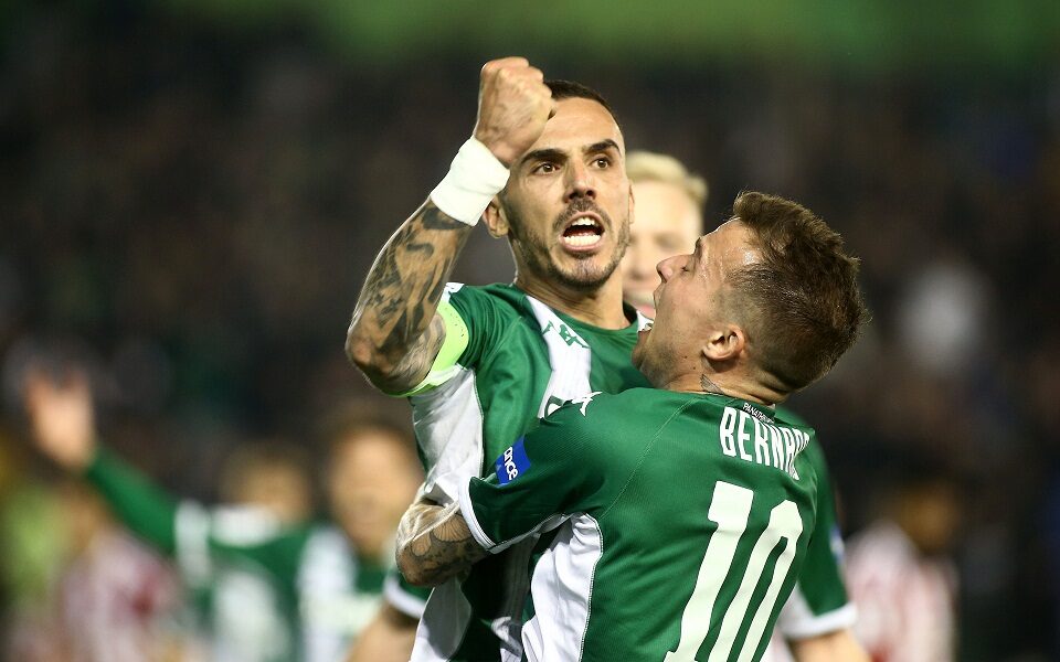 Panathinaikos wins derby and stays joint top with AEK
