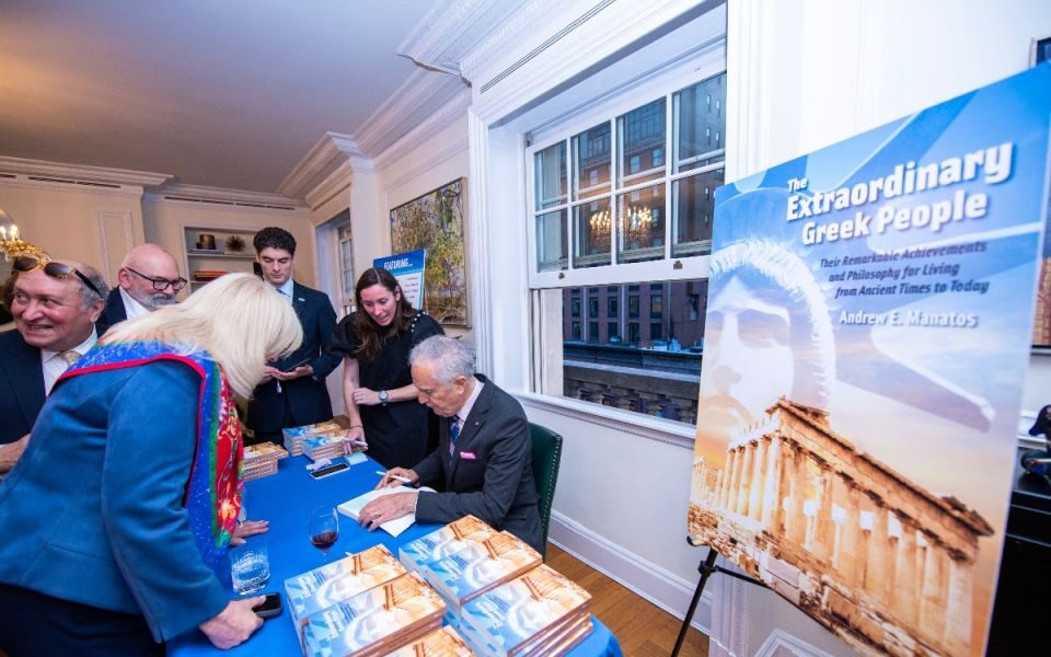 ‘Extraordinary Greek People’ book signing at Greek NY Consulate