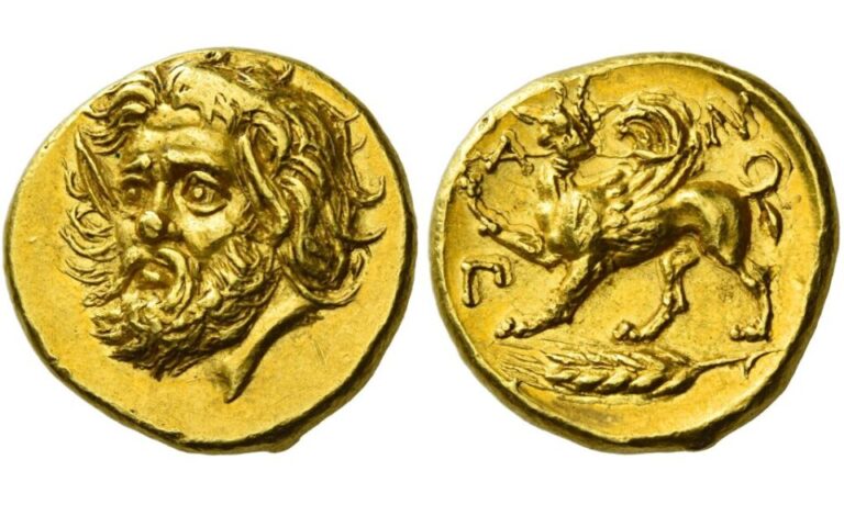 Ancient Greek coin sells for record price at Swiss auction