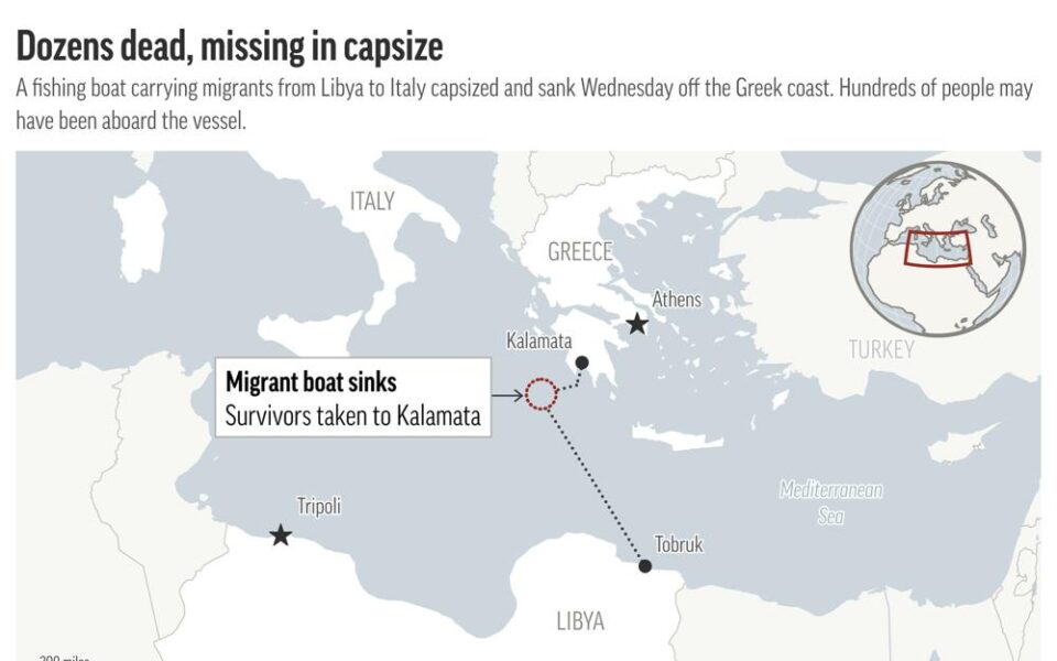 A look at migration trends behind the latest shipwreck off Greece