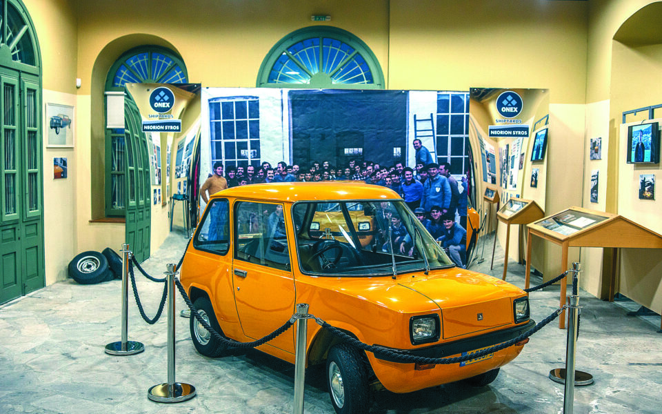 Exhibition on first electric car built on Syros