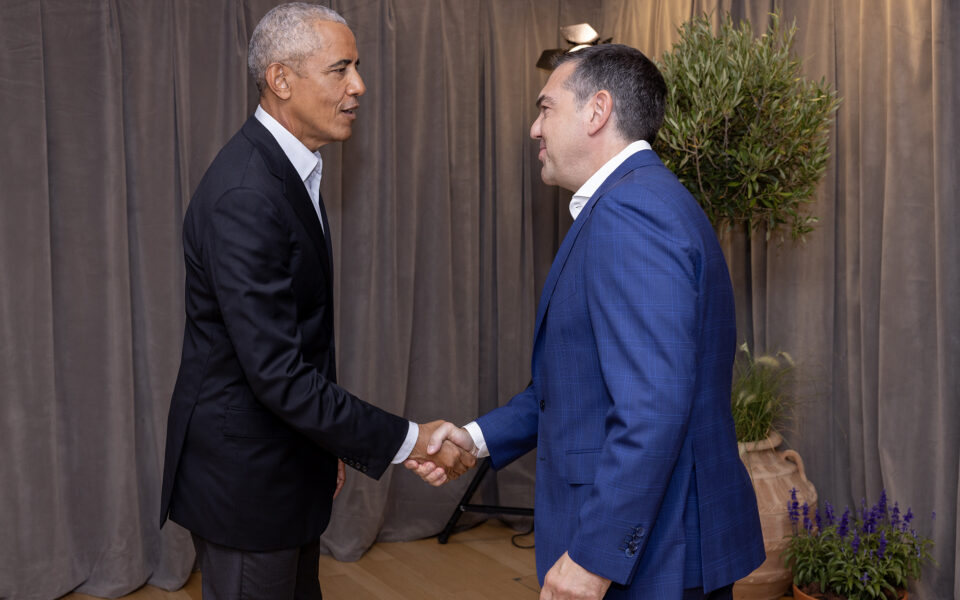 Tsipras thanks Obama for supporting Greece in tough times as US president