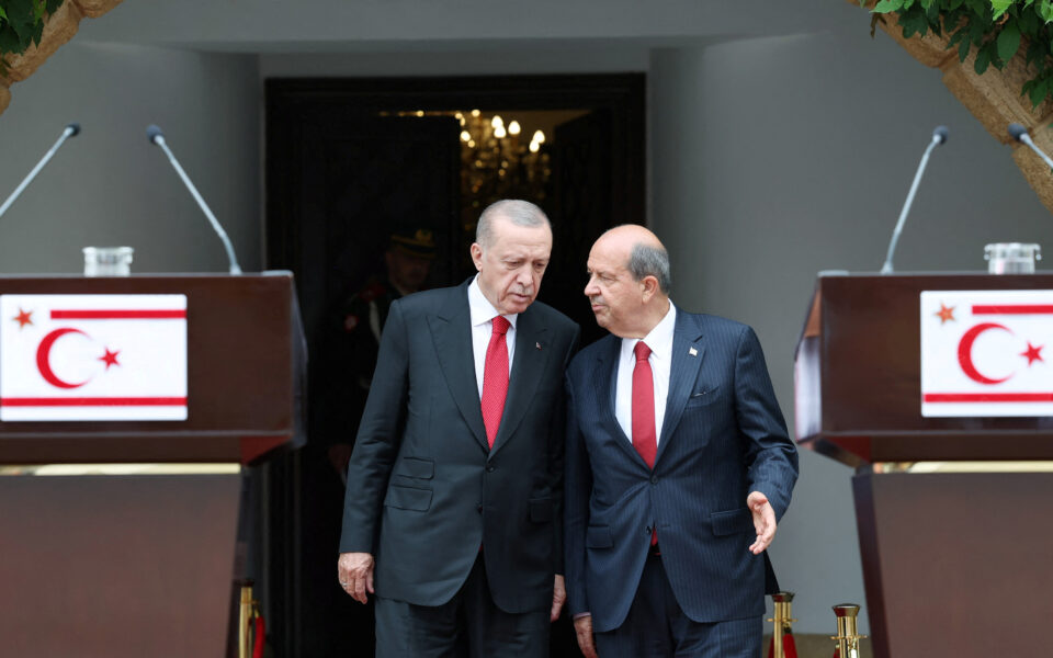 Erdogan issues threat during visit to Turkish-occupied northern Cyprus