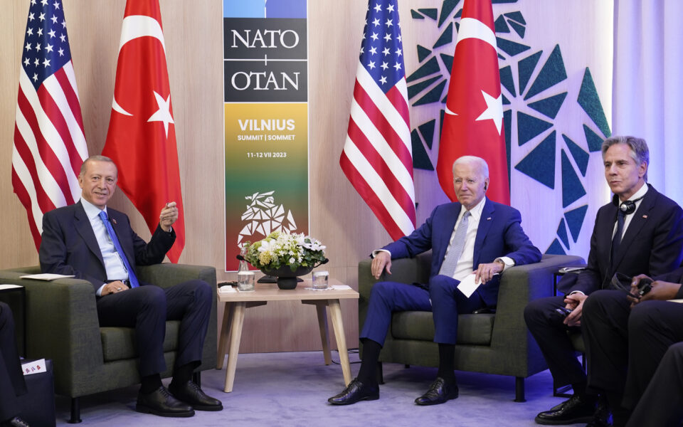Biden, Turkey’s Erdogan discuss defense priorities during meeting