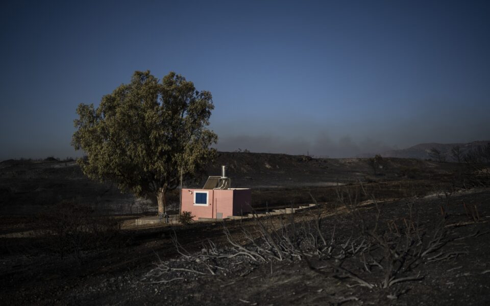 Greece sees some wildfire respite, though stubborn blazes rage on