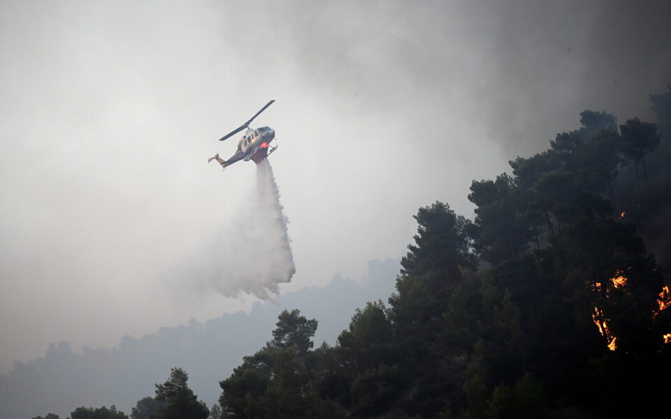 Wildfires continue to rage across Greece