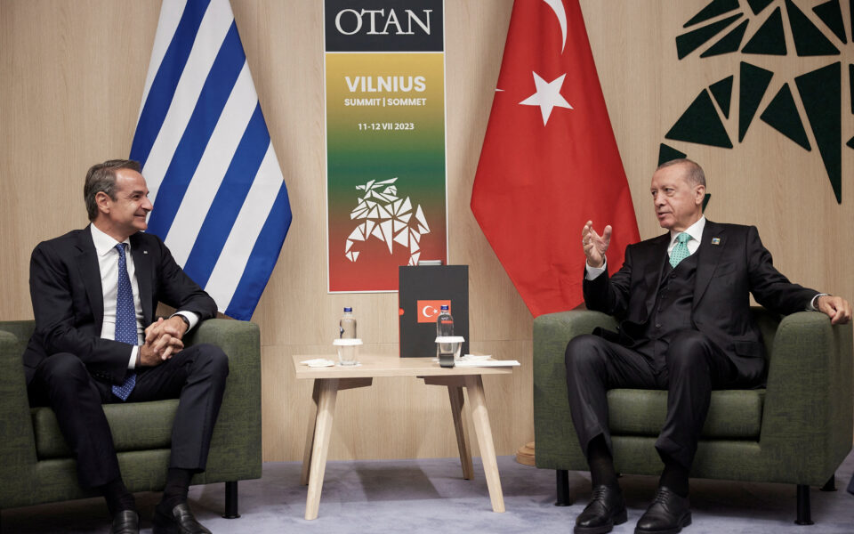 Leaders of Turkey and Greece vow to repair ties after year of tension