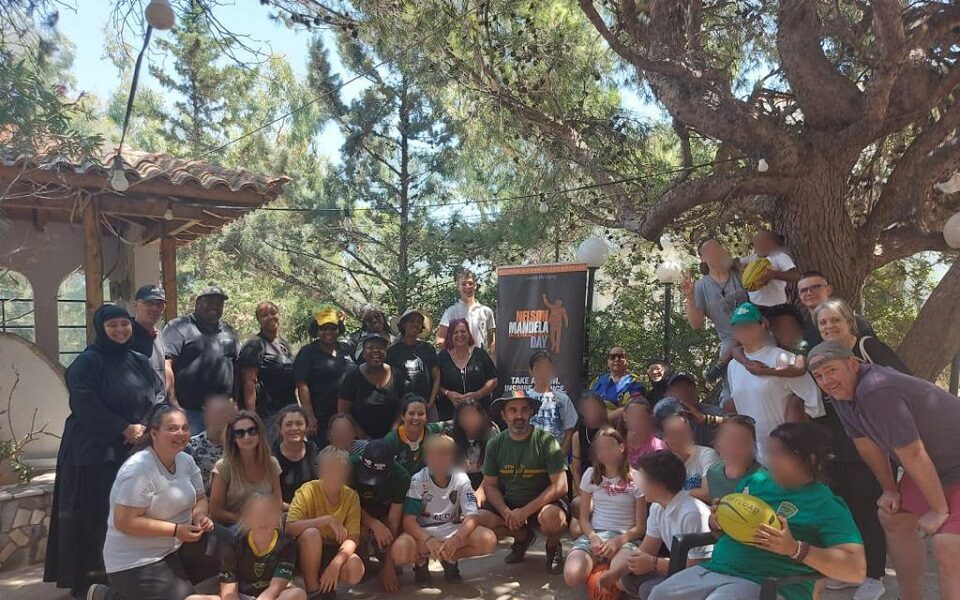 Athens orphanage children treated to a day of fun inspired by Nelson Mandela