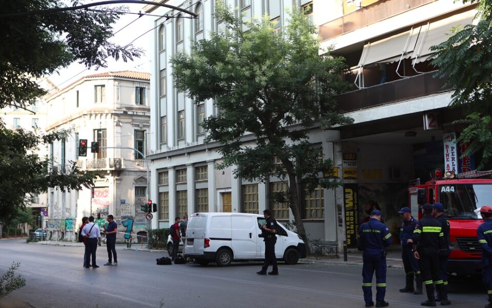 Explosion damages Masonic Hall in central Athens