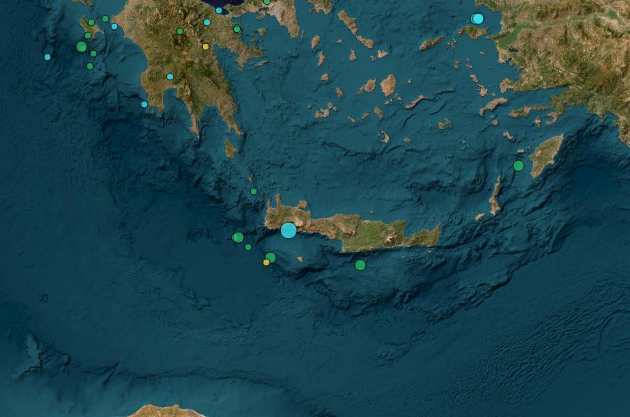 Earthquake rattles Crete