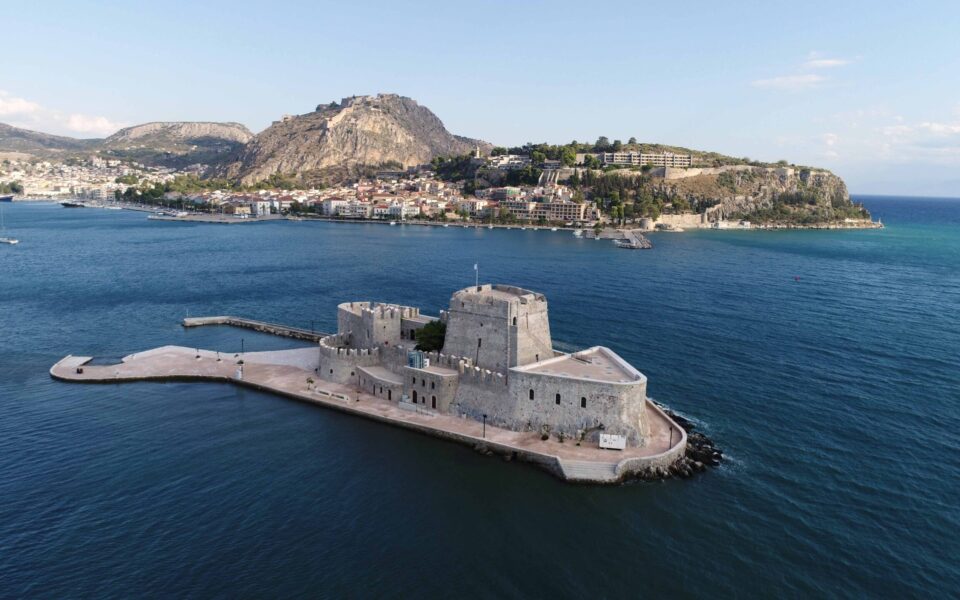 Bourtzi island fortress in Nafplio reopens to the public after restoration