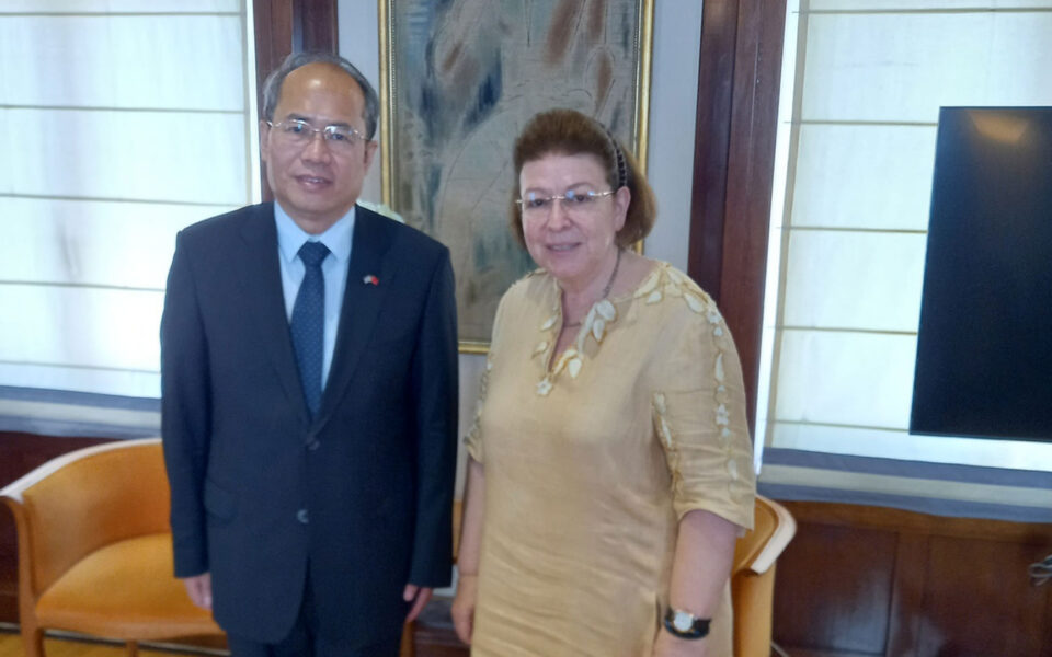 Culture minister meets with ambassador of China on Culture and Tourism Year