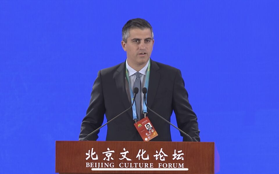 Greek Cutlure Min meets Chinese counterpart at Beijing Culture Forum