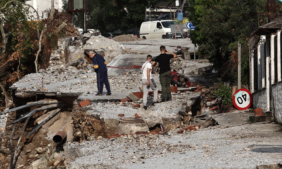 Flooding hits central Greece again
