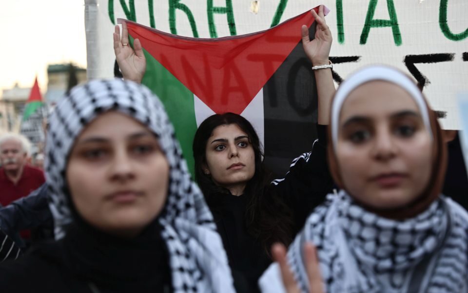 Pro-Palestinian protest held in Athens