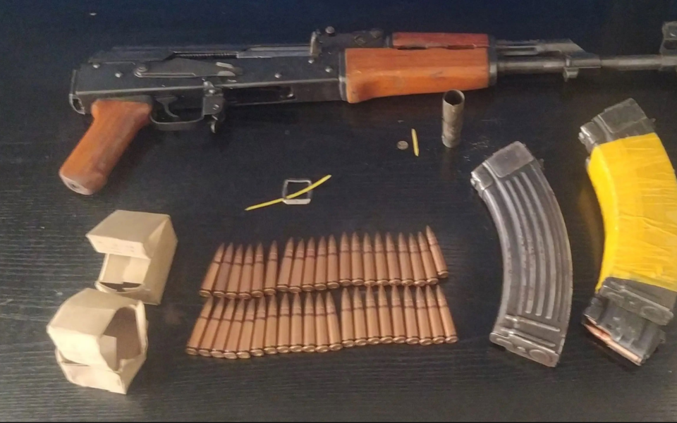 Two arrested for carrying an AK-47