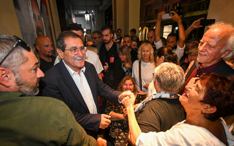 Patras mayor, elected for third term, celebrates victory ‘against the system’