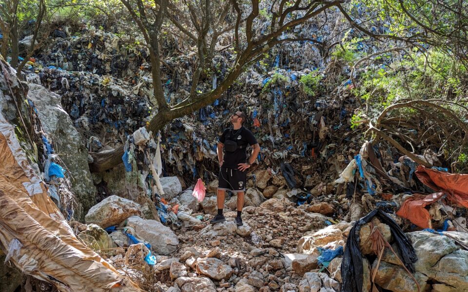 Dry river in Pylos flooded by 80s garbage