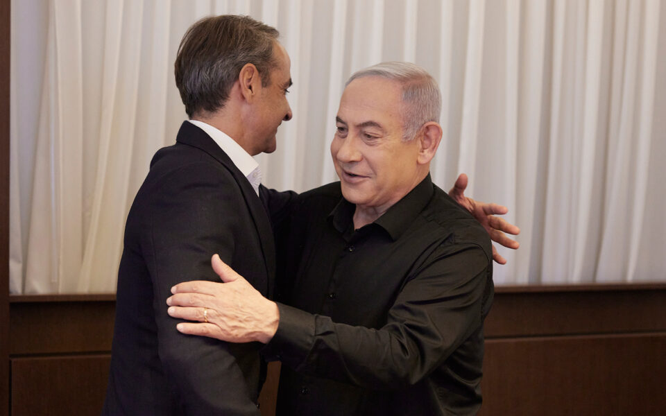 Mitsotakis, Netanyahu meet in Jerusalem