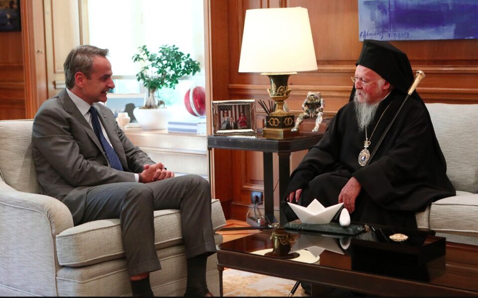 Ecumenical Patriarch meets PM in Athens