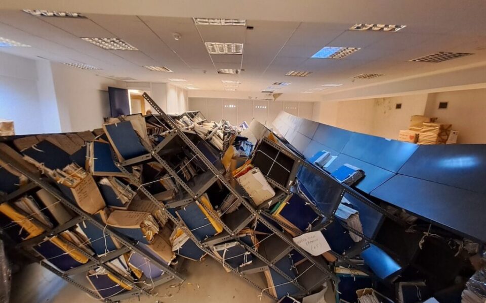 Two people injured as shelving collapses in prosecutor’s office