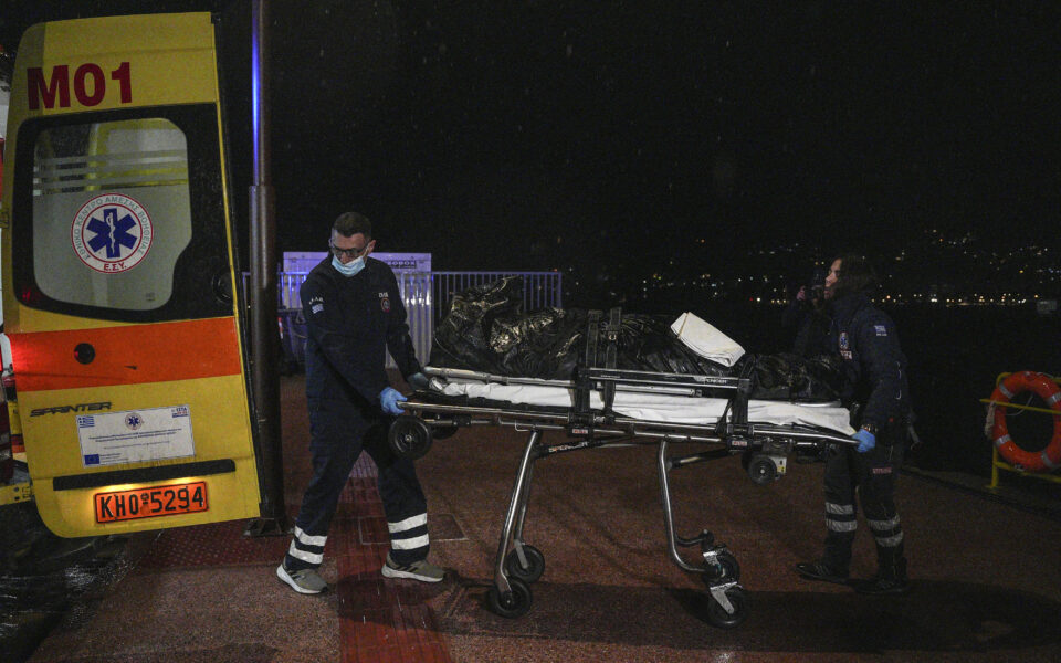 12 crew members are missing, 1 dead after a cargo ship sinks off Lesvos in stormy seas