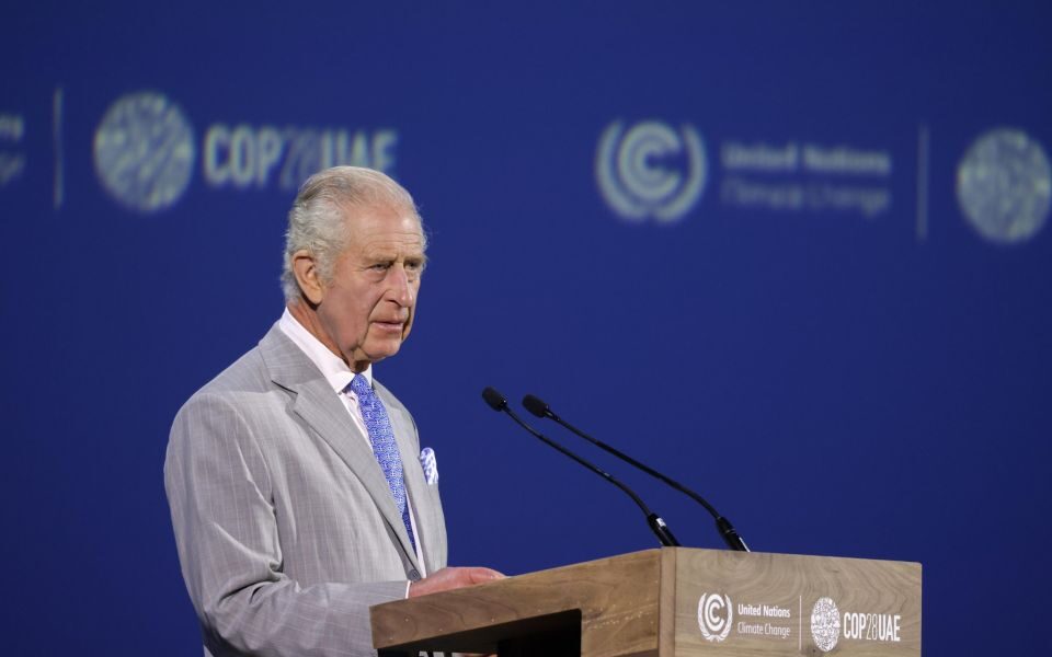 UK’s King Charles urges rapid environmental repair in COP28 speech
