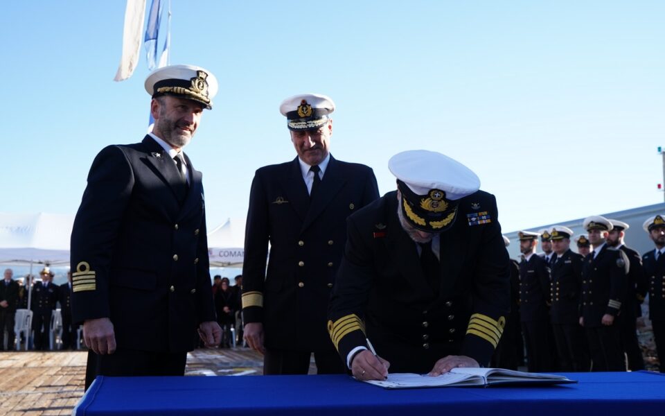 Greece assumes command of permanent NATO naval force