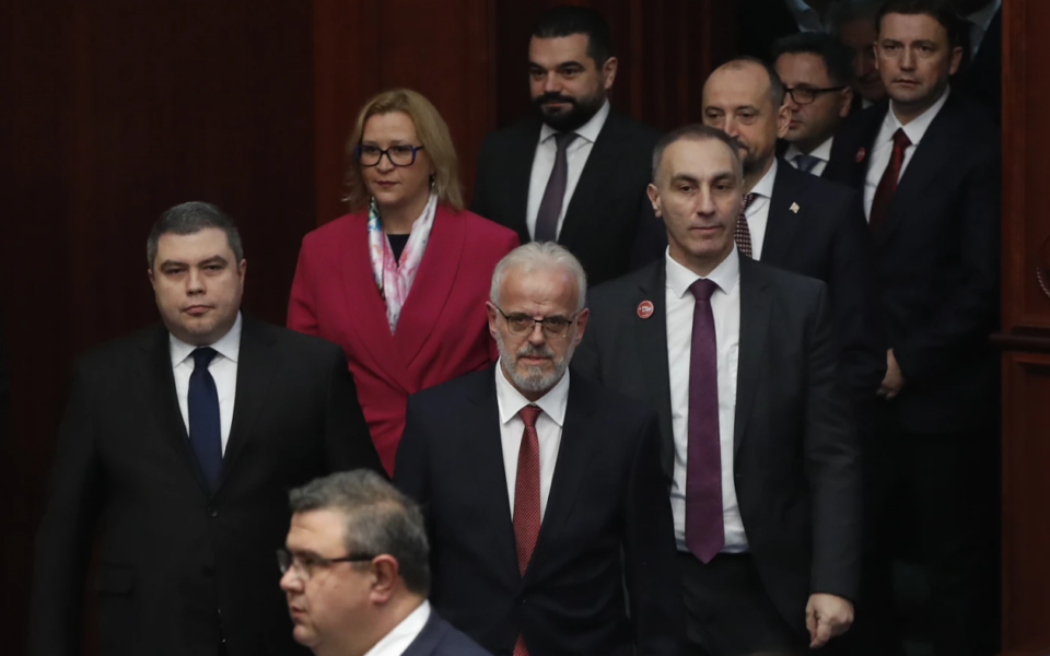 North Macedonia parliament OKs caretaker cabinet with first-ever ethnic Albanian PM