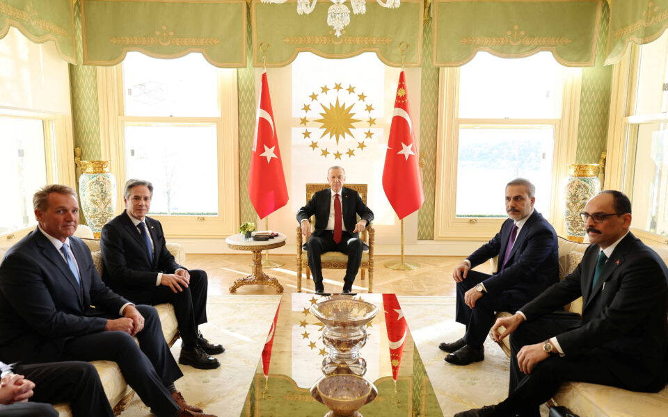 Blinken meets Turkish, Greek leaders as Gaza diplomacy tour begins
