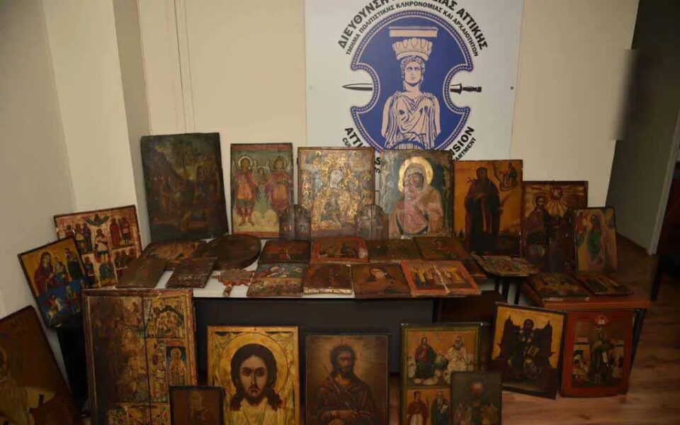 Dozens of historically significant religious icons recovered by police