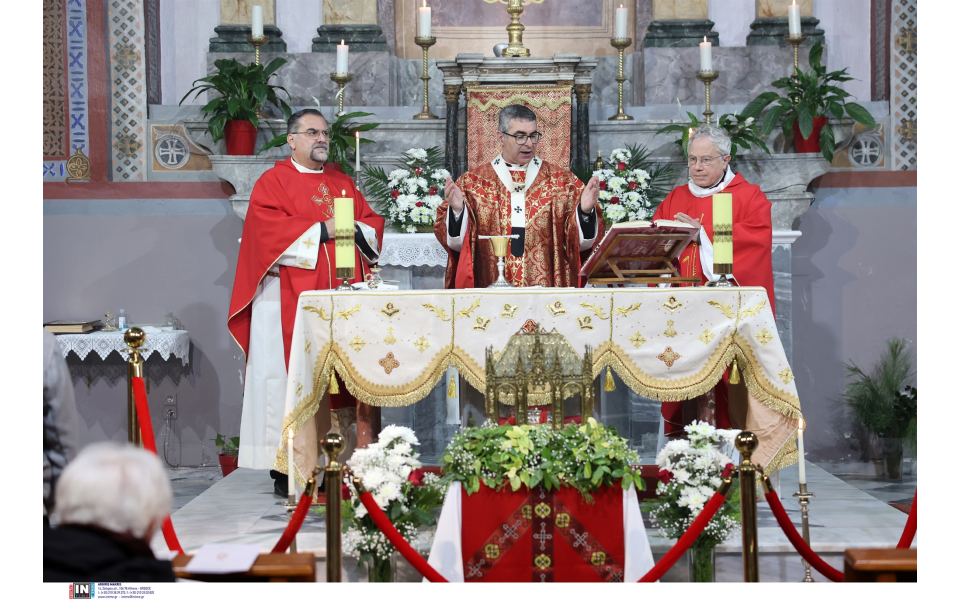 Catholics on Lesvos mark St Valentine’s Day