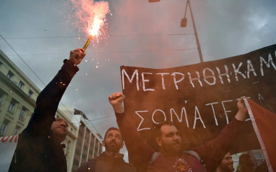 Strikes halt trains and ferries on anniversary of Greece’s worst rail disaster