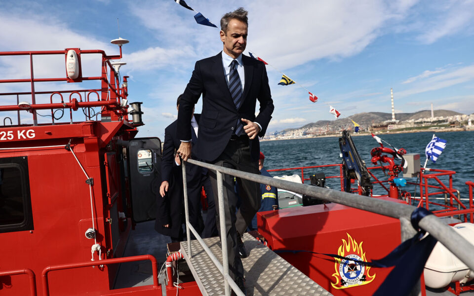 Two fireboats launched as part of 2.1-billion-euro investment in civil protection