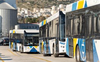 New electric buses come into service in Athens