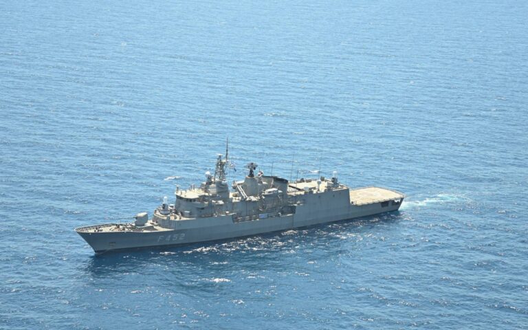 Greek frigate Hydra engages UAVs in Gulf of Aden