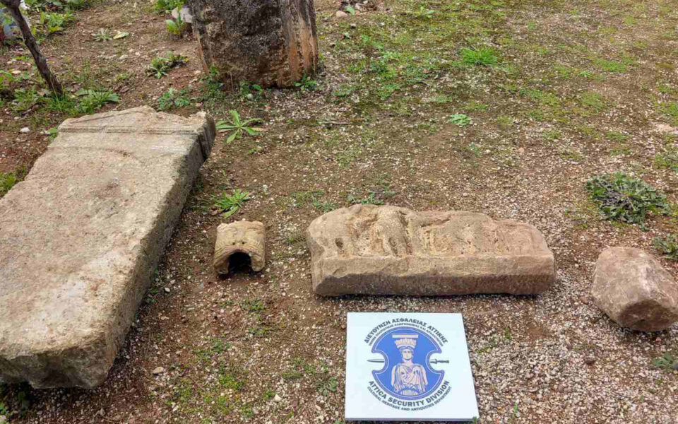 Antiquities found in Corinth, police says