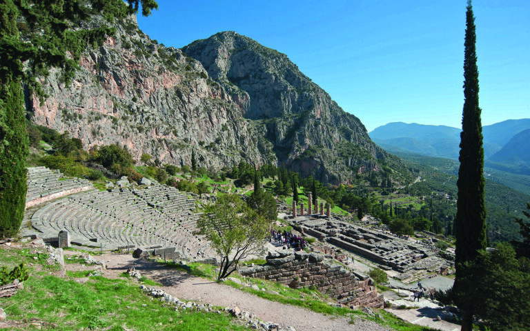 Restoration of the Ancient Theater of Delphi on track