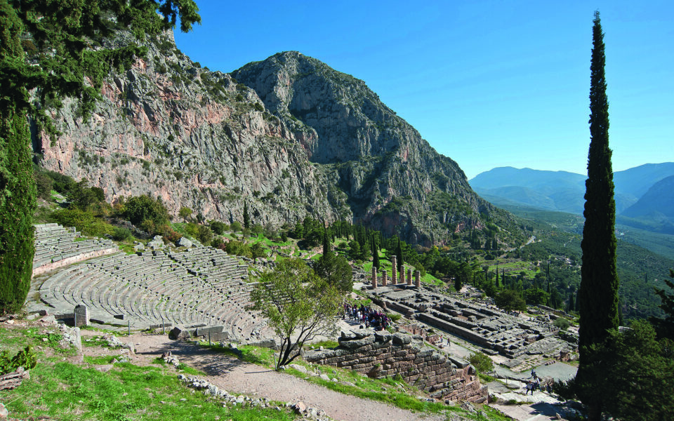 Restoration of the Ancient Theater of Delphi on track