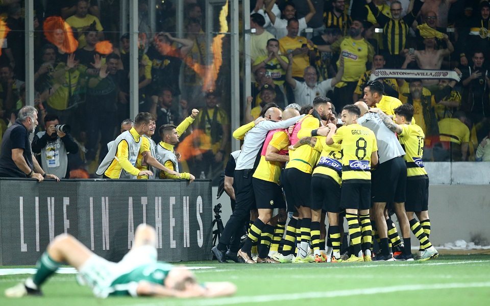 AEK is two wins away from the title