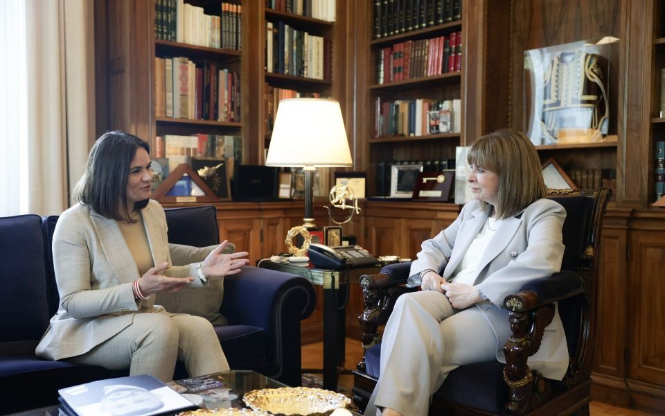 Sakellaropoulou: Greece supports Belarusian aspirations for democracy